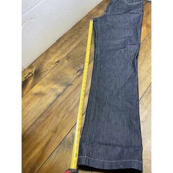 Kimes Ranch Men's Dillon Raw Jeans Blue 100% Cotton Wide Bootcut 34x36 USA Made - Picture 10 of 10